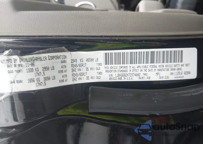 1J8HG682X7C574002: 43766082