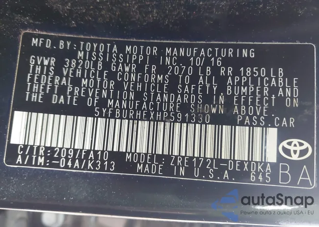 5YFBURHEXHP591330: 43766086