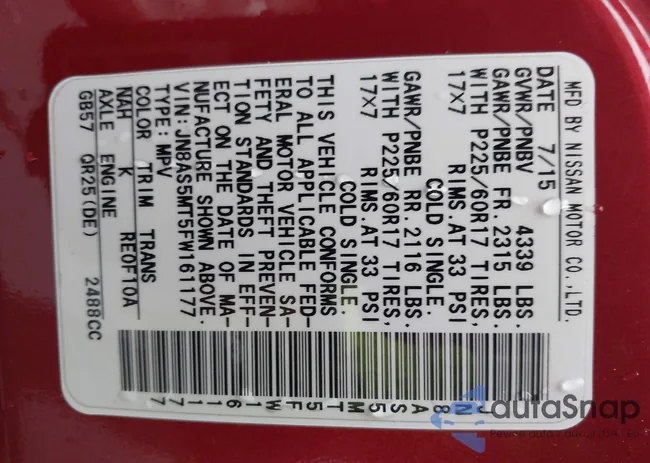 JN8AS5MT5FW161177: 43766157