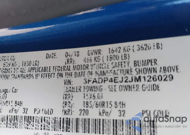 3FADP4EJ2JM126029: 43766315