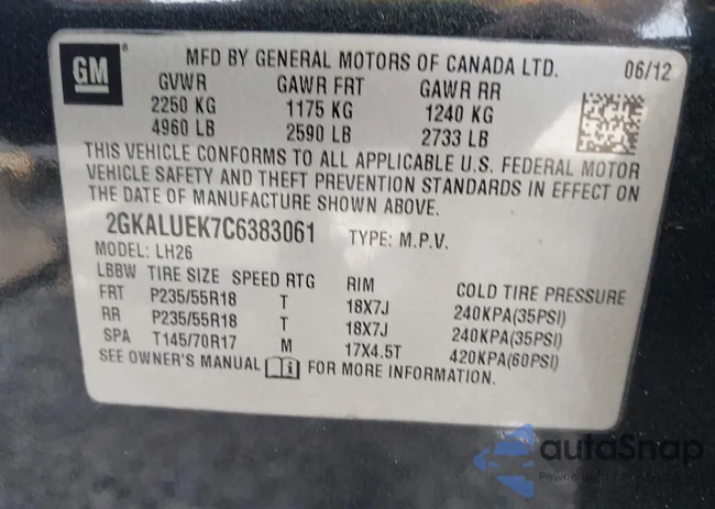 2GKALUEK7C6383061: 43766444