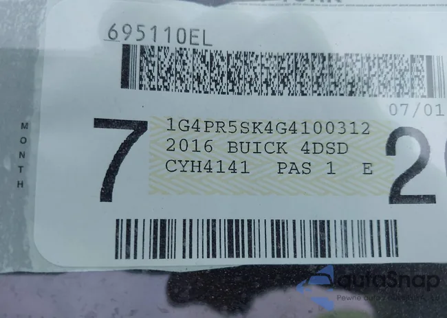 1G4PR5SK4G4100312: 43766567