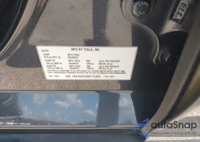 7SAYGDED6RF191894: 43765687