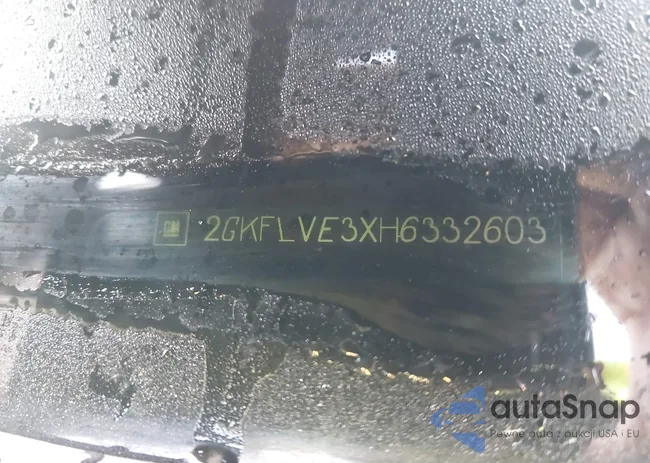 2GKFLVE3XH6332603: 43765732