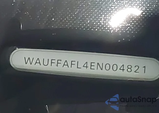 WAUFFAFL4EN004821: 43765748