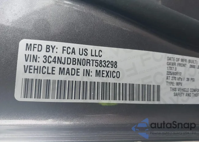 3C4NJDBN0RT583298: 43767008