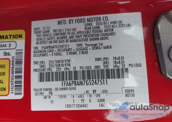 1FA6P8AM7G5247511: 43767034