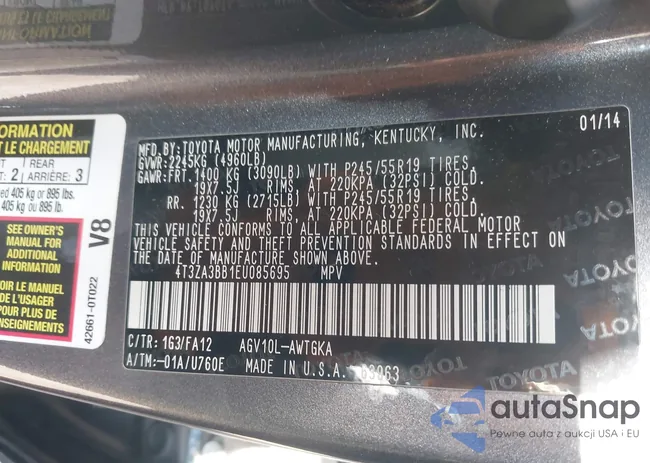 4T3ZA3BB1EU085695: 43767069