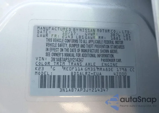 3N1AB7AP3JY214347: 43767141