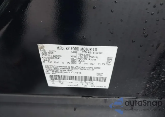 1FM5K7D82GGC05616: 43767541