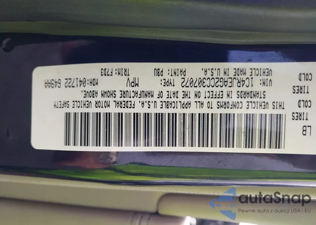 1C4RJEAG2CC307072: 43767574