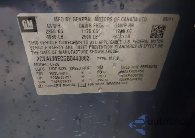 2CTALMEC5B6440882: 43766582