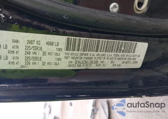 3C4NJDCB0JT281695: 43766929