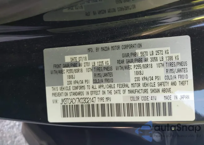 JM3TCACY7K0302147: 43768204