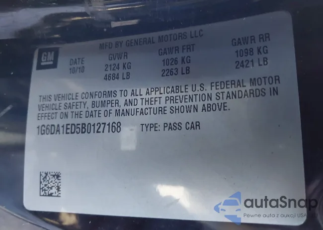 1G6DA1ED5B0127168: 43768281