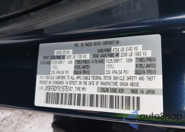 JM3KFBCM7K1675141: 43768309