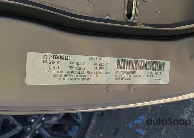 2C3CDXHG0GH149806: 43767692