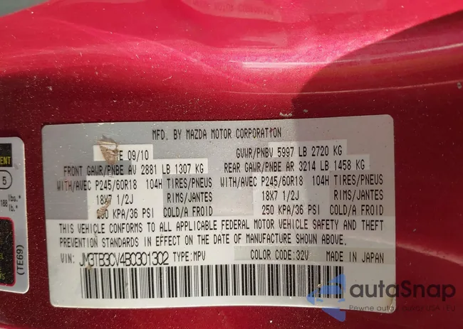 JM3TB3CV4B0301302: 43767812