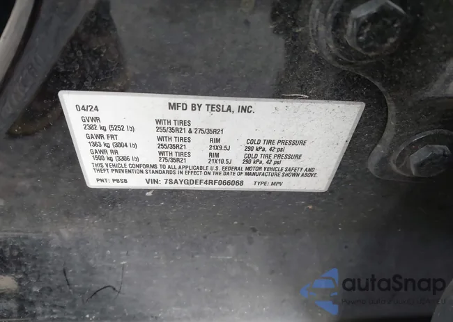 7SAYGDEF4RF066068: 43769053