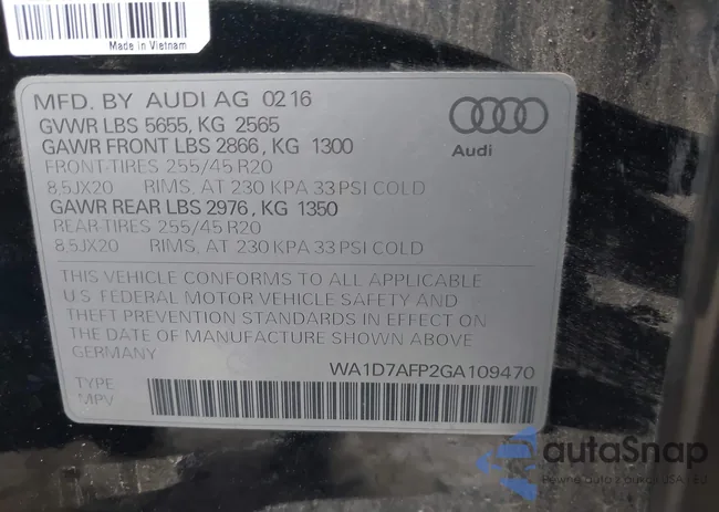 WA1D7AFP2GA109470: 43769090