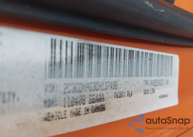 2C3CDYAG3CH137496: 43769406