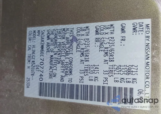 5N1AR2MM6EC707740: 43768716