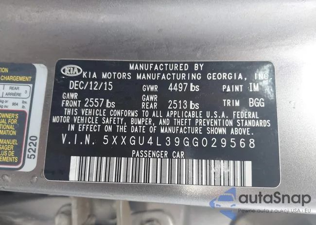 5XXGU4L39GG029568: 43770471