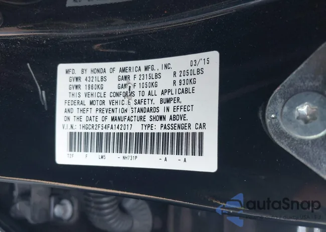 1HGCR2F54FA142017: 43770520