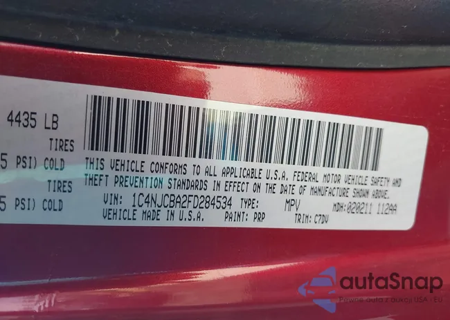 1C4NJCBA2FD284534: 43769718