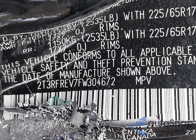 2T3RFREV7FW304672: 43769848