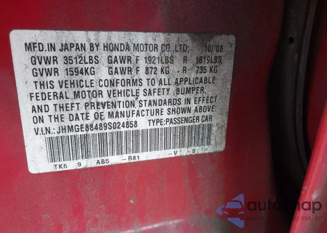 JHMGE88489S024858: 43771256