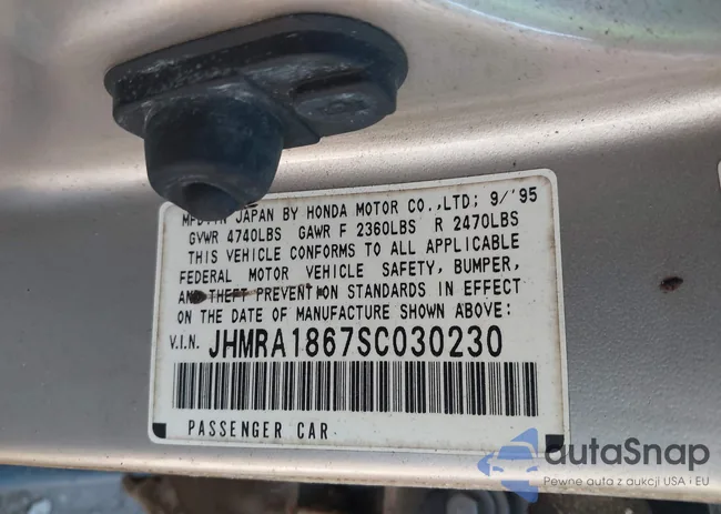 JHMRA1867SC030230: 43771276