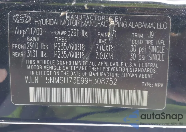 5NMSH73E99H308752: 43772252