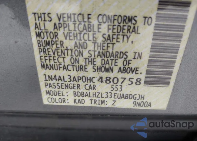 1N4AL3AP0HC480758: 43772455