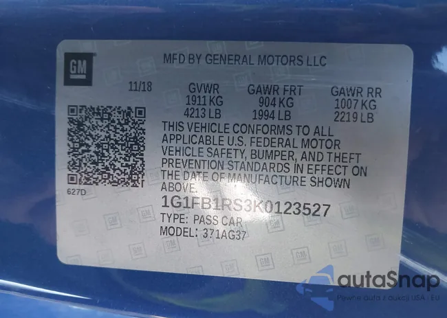 1G1FB1RS3K0123527: 43772458