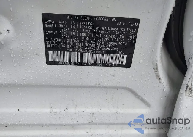 4S4WMAMD0K3459074: 43772549