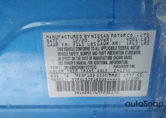 3N1AB8CV6MY231570: 43771806