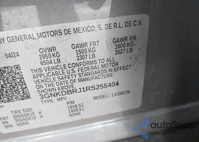 3GNKDBRJ1RS255404: 43773535