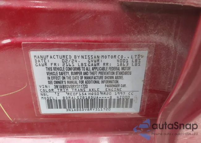 3N1AB8DV8RY311720: 43772636