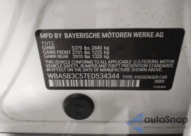 WBA5B3C57ED534344: 43774019