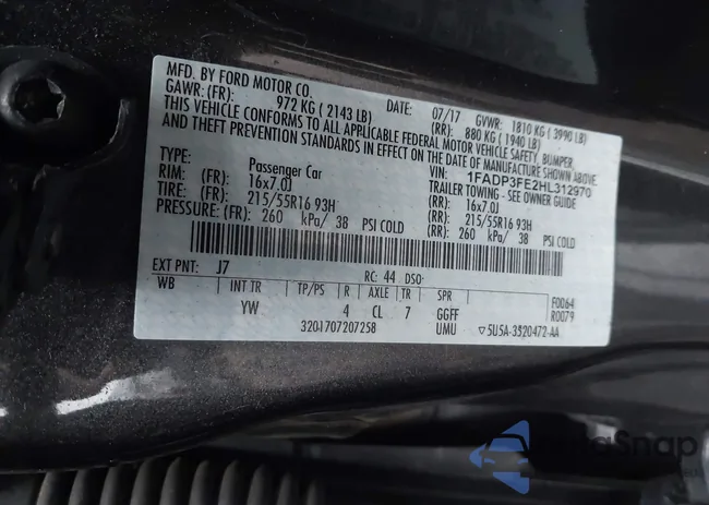 1FADP3FE2HL312970: 43774040