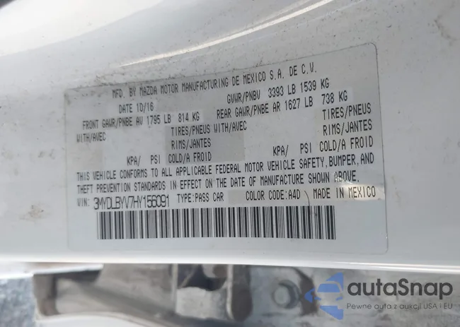 3MYDLBYV7HY156091: 43774046