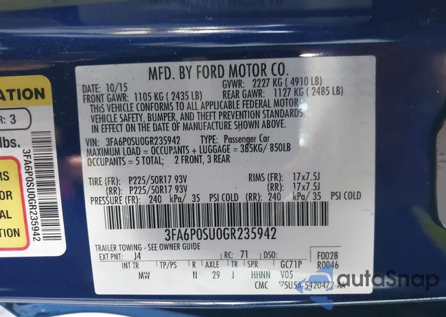 3FA6P0SU0GR235942: 43774278