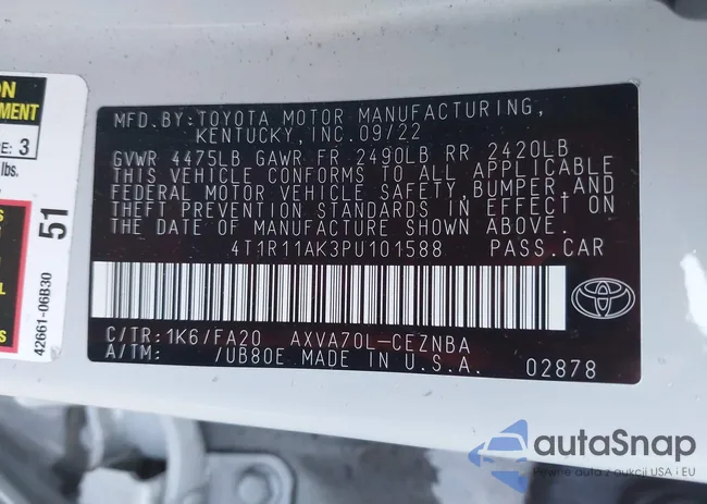 4T1R11AK3PU101588: 43774518