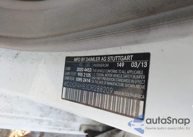 WDDGF4HB3DR288209: 43773825