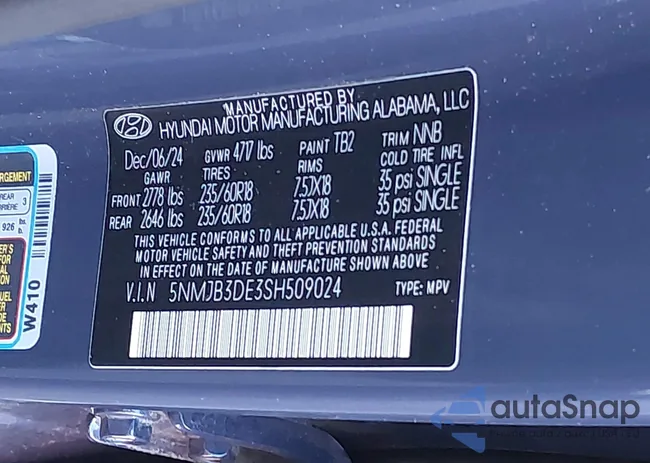 5NMJB3DE3SH509024: 43775257