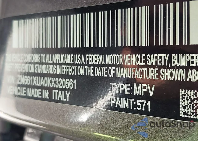 ZN661XUA0KX320561: 43775384