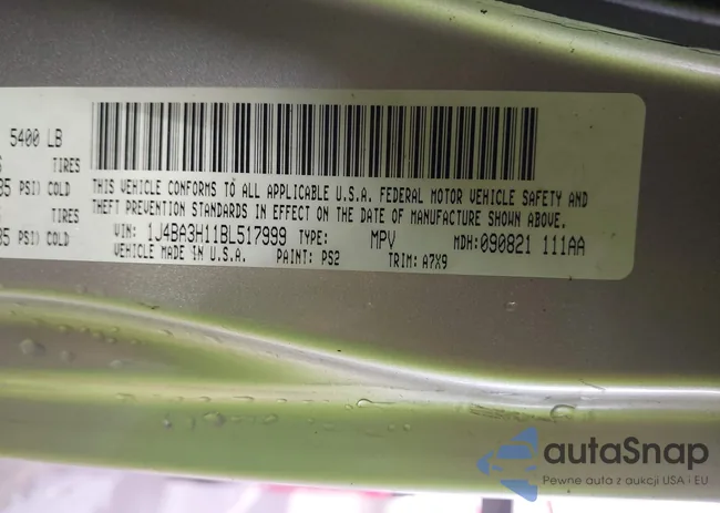 1J4BA3H11BL517999: 43774628