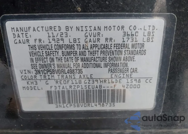 3N1CP5BV0RL498735: 43774760