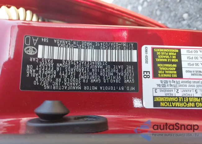 2T1BU4EEXAC425676: 43775986